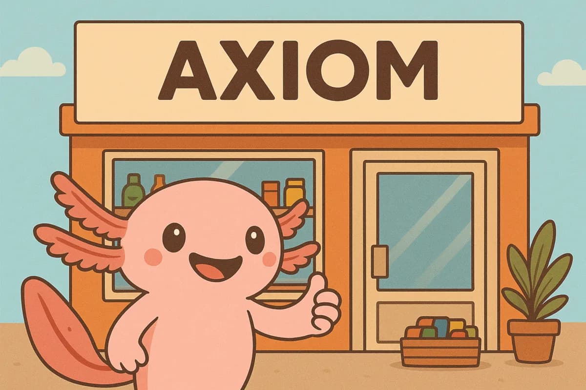 Axiom tech store front exterior view